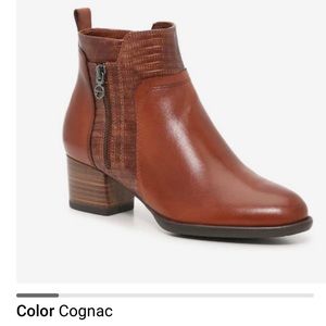 Tamaris ankle brown boots Audra Bootie size 36 / 5.5 new with tags